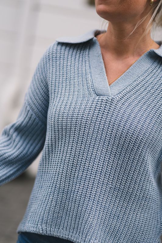 Sophie Knitted Sweater Blue 