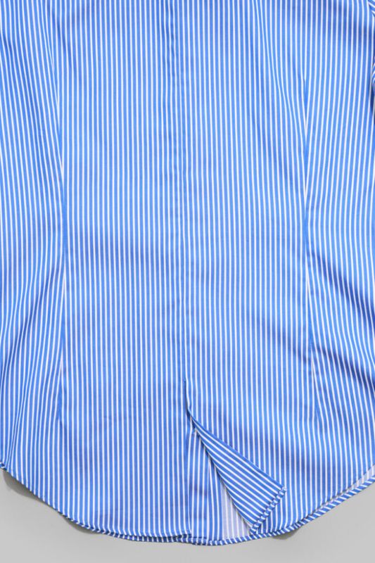 Manon Shirt Tux Front Blue Stripe 