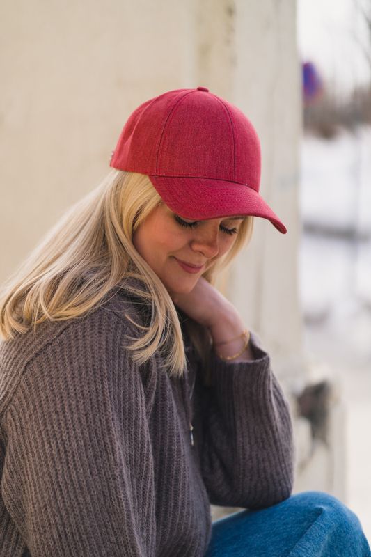 Amaranth Red Linen 