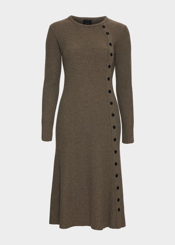 Mima Merino Dress Wood 