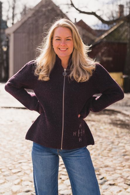 Hovedbilde Filippa Zip Jacket Potent Purple 