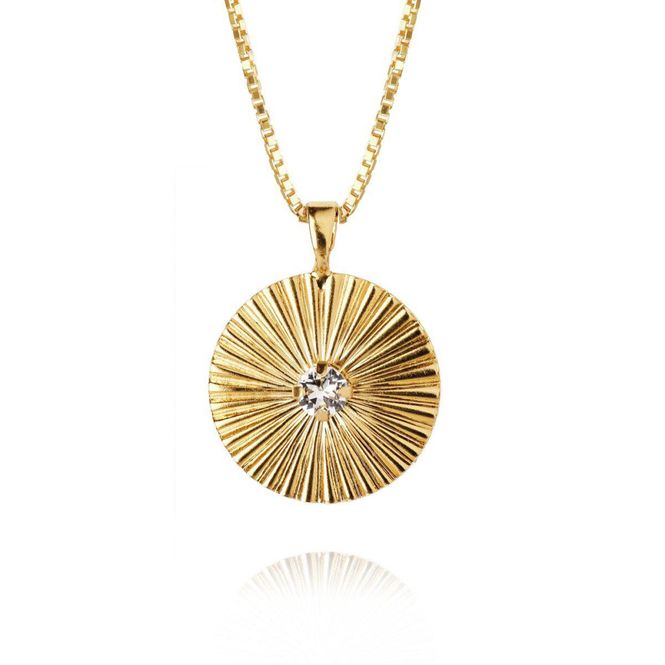 Hovedbilde Odessa Necklace Gold Crystal 
