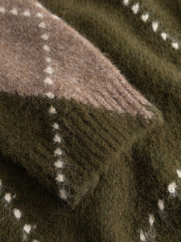 Laiana Knit Cardigan Avocado Green Mix 