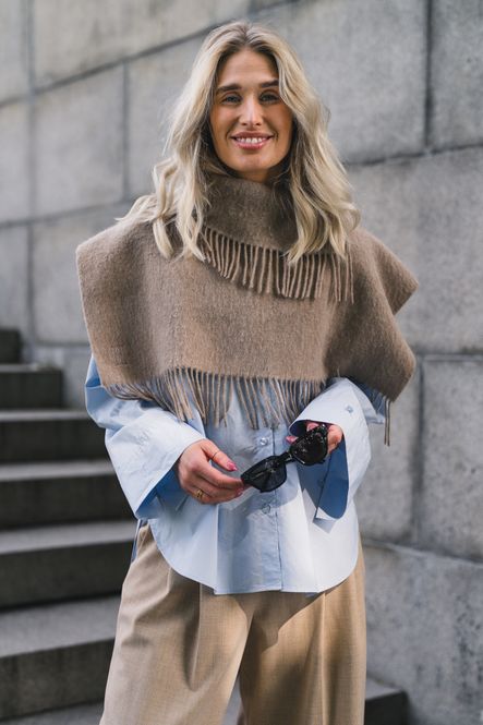 Hovedbilde Turtla Scarf Grey Brown Melange