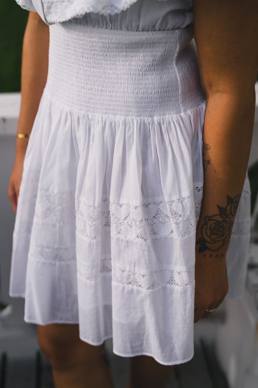 Mary Mini Dress White 