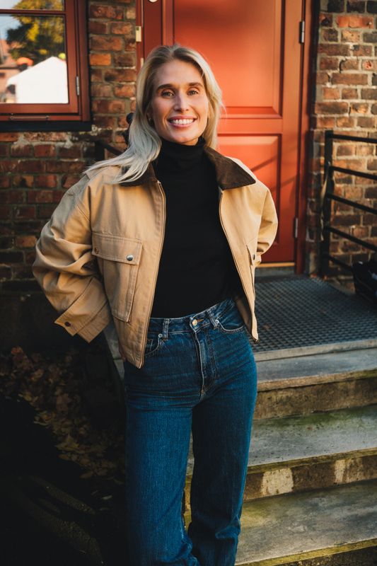 Rivera Canvas Boxy Jacket Sand 