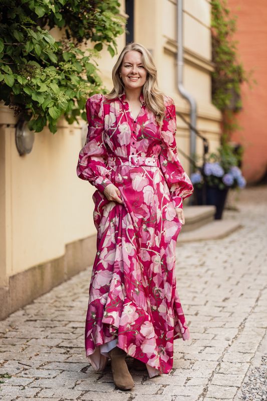 Viscose Belt Dress Amour 