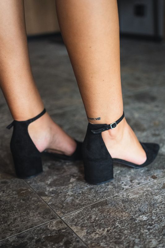 Devived Pump Micro Suede Black 