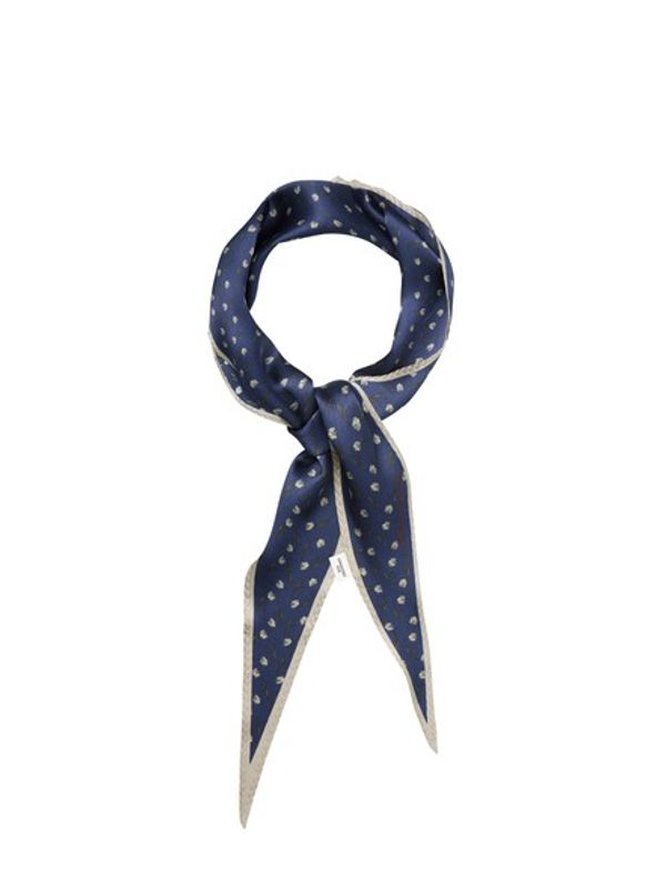 Hearta Tulip Diamond Scarf Navy Blue 
