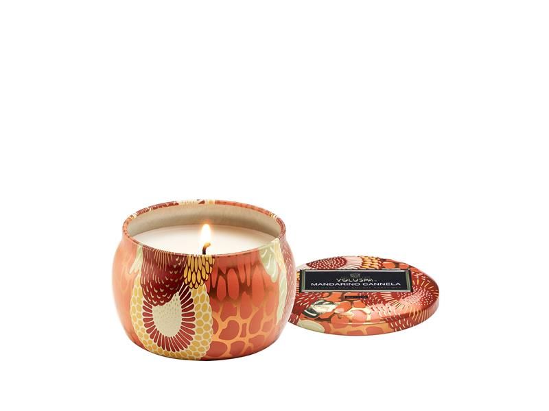 Mini Tin Candle Mandarino Cannela