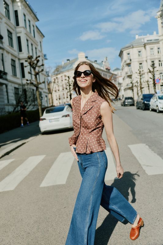 Melrose Dots Brown 