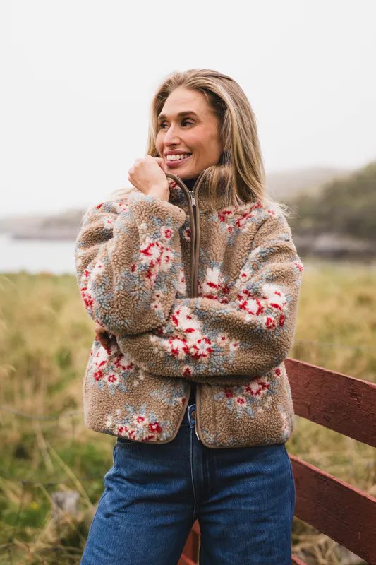 Rype Fleece Jacket Taupe Mix 