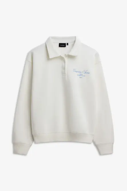 Hovedbilde W. Racquet Club Rugby Shirt White W. Vintage Blue ...