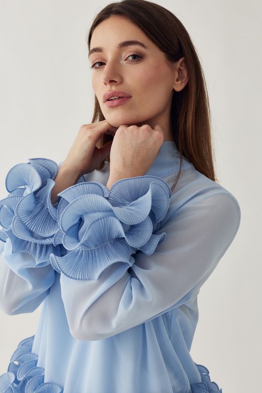 Latanietta Blouse Sky Blue 