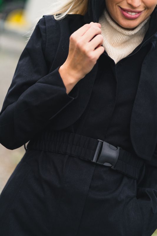 Skyet Coat New Black 