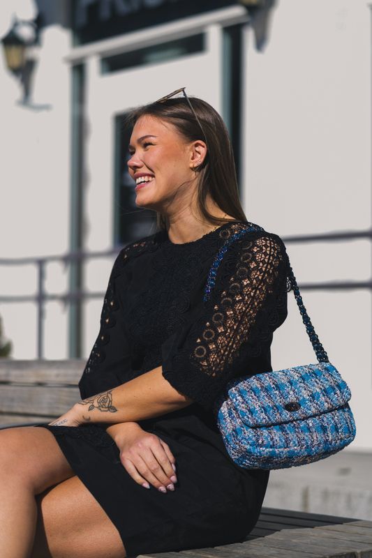 Molly Dress With Lace All Over Black 