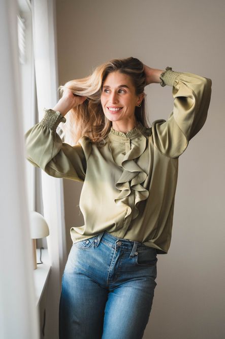 Hovedbilde Zamola Blouse Dusty Army 