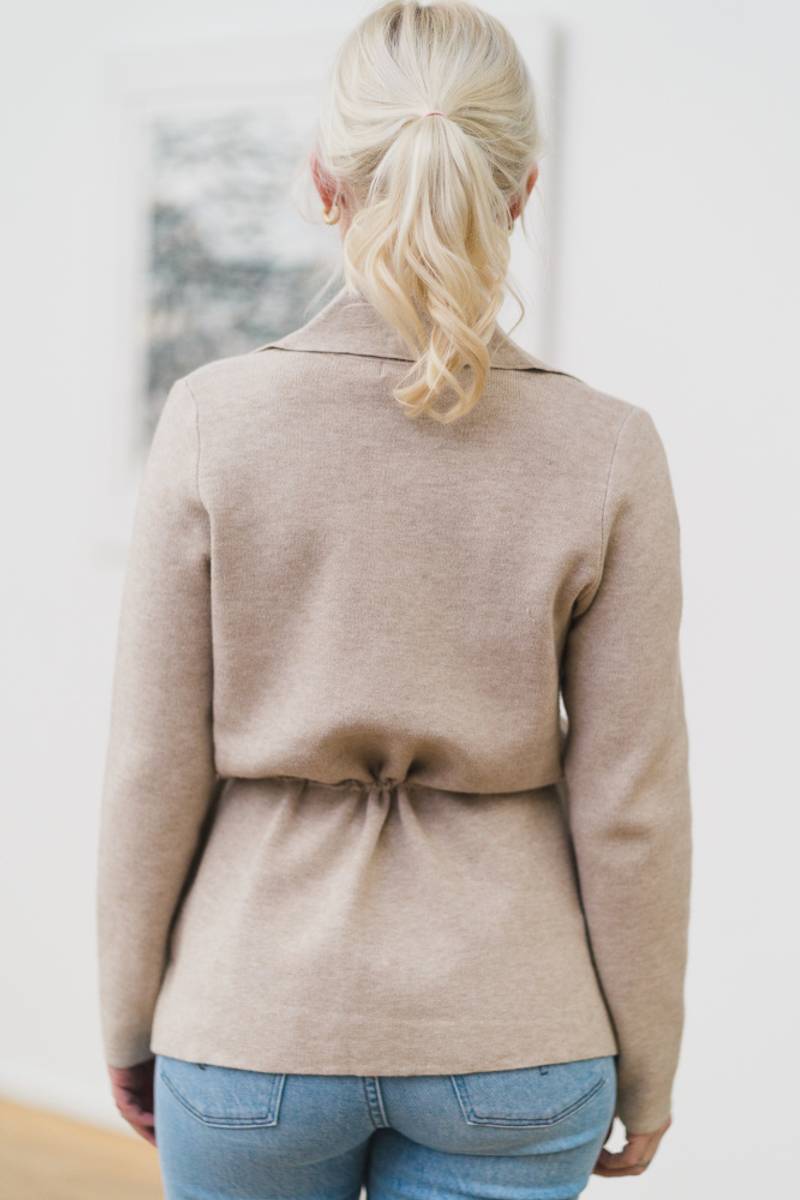 Ebele Elleven Jacket Oatmeal Melange 