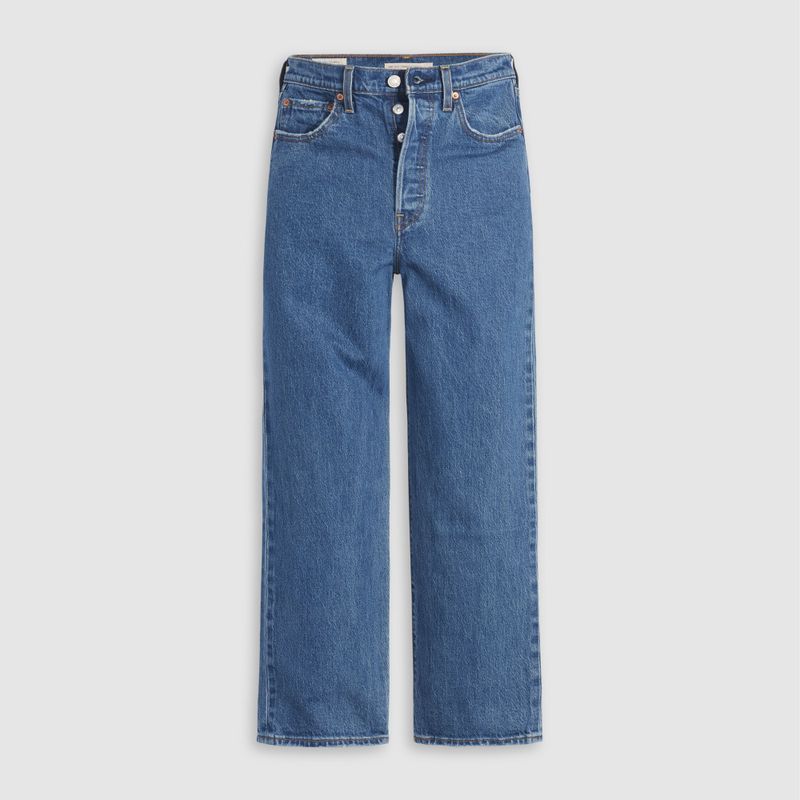 Ribcage Straight Ankle Jeans Jazz Pop