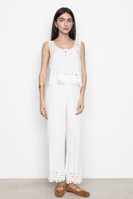 Hovedbilde Everly Trouser White 