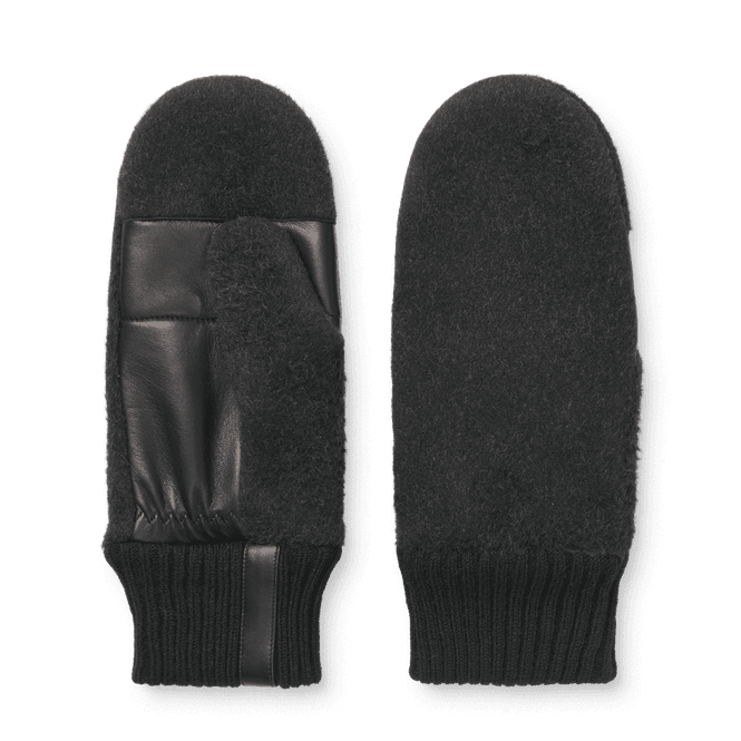 Hovedbilde Woolen Mittens Dark Grey Melange 