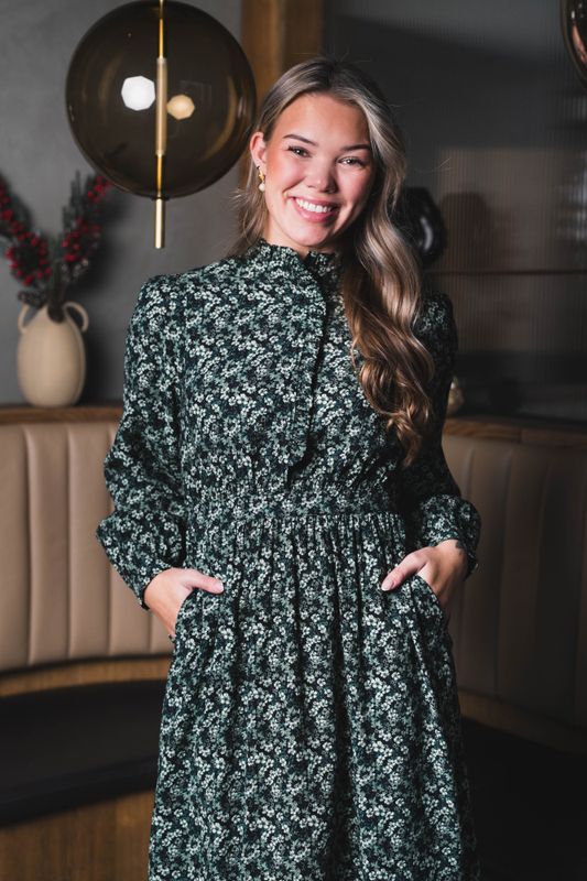 Astrid Midi Dress Eden Flower 