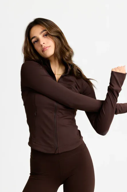 Hovedbilde Sculptluxe® Zip Jacket Espresso