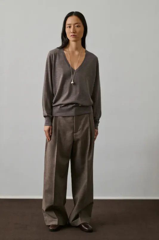 Watson Pant Brown/Ecru 