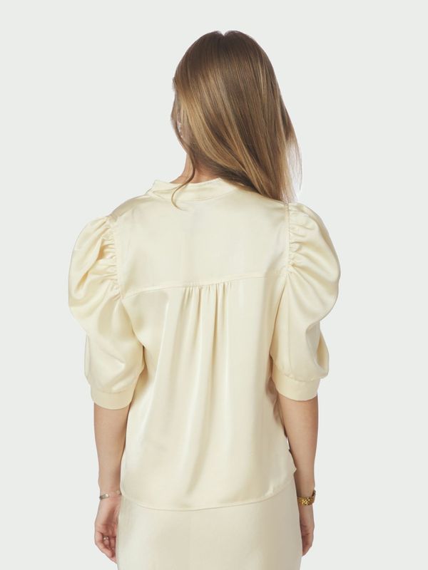 Roella Heavy Sateen Blouse Light Yellow 