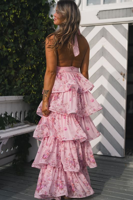 Angeline Maxi Dress Blush Bloom 