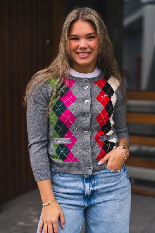 Cashmere Wool Mix Cardigan Paloma Melange 