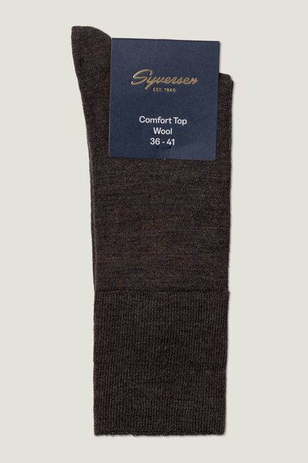 Hovedbilde Fine Wool Comfort Top W Sock Brown 