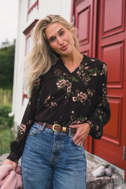 Hovedbilde Irene V Shirt Misty Rose Flower 