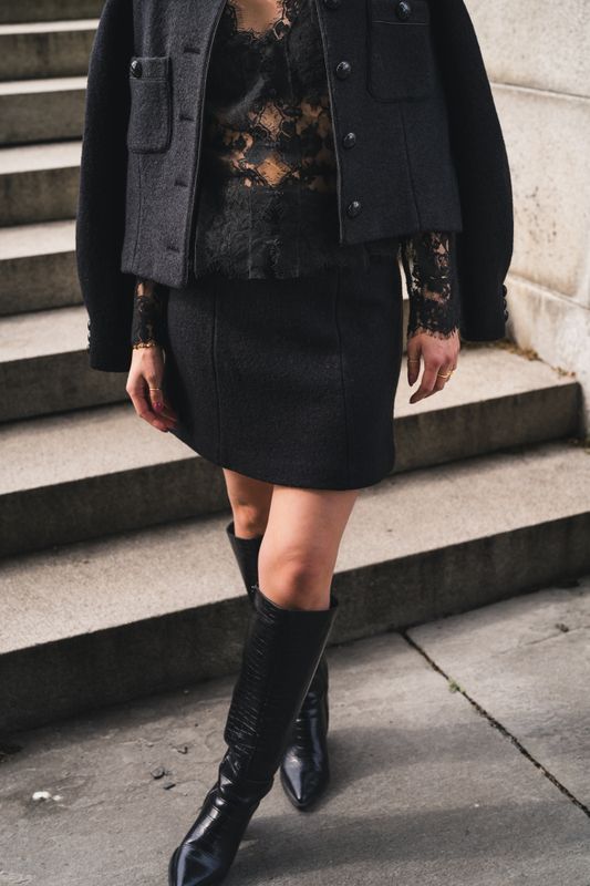 Madeleine Boucle Black 