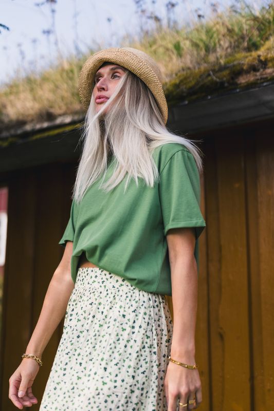 Linn Logo Tee Eng Ivy/A Green 