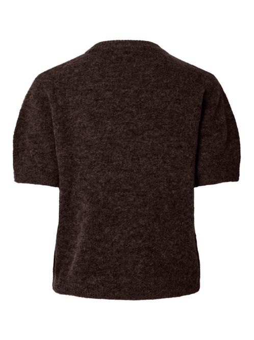 Hovedbilde Johi SS Wool Blend Pullover Coffee Bean 