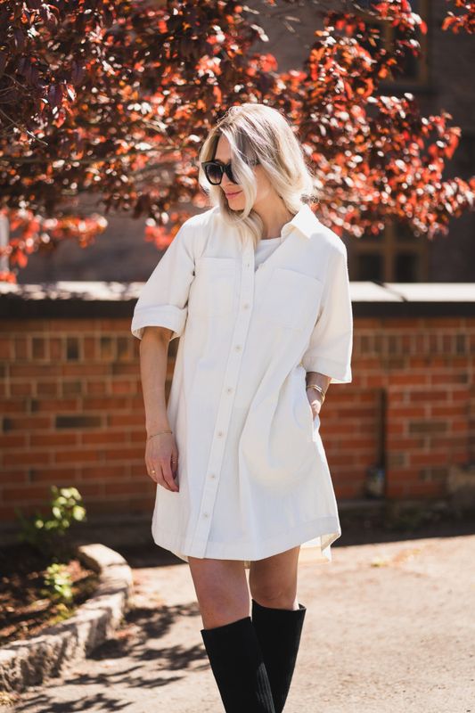 Sardia Dress Eggnog 