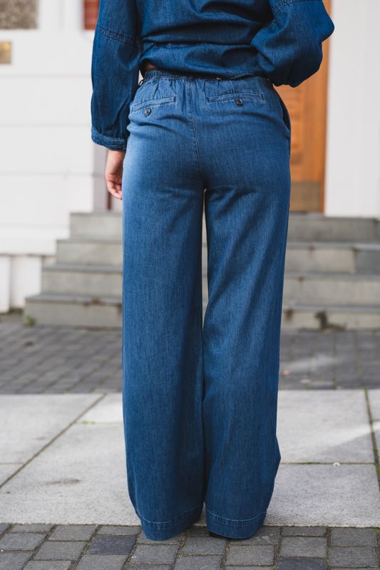 Sarana Pants Medium Dark Blue 