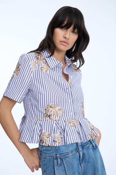 Hovedbilde Nuriana Shirt Stripe White 