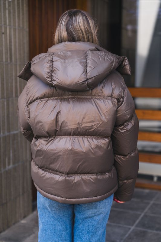 Steilia Short Down Jacket Brown 