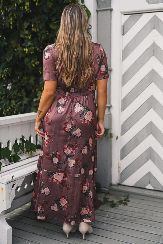Samira Dress Velvet Roast