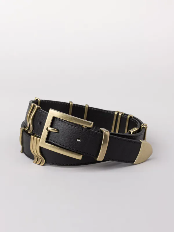 Rattle Belt Black Gold