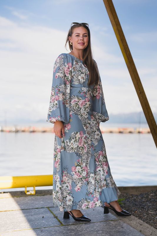 Viscose Maxi Dress Wild Bloom 