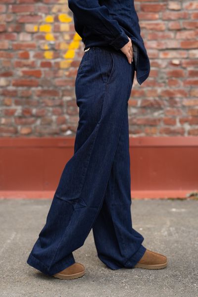 Hovedbilde Sarana Pants Rinse Blue Denim 