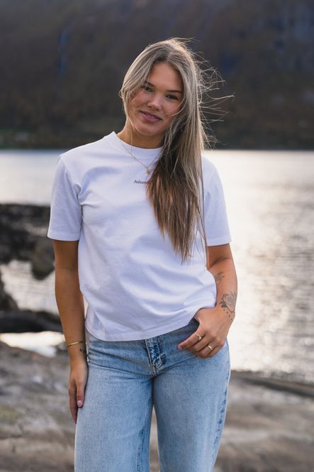 Hovedbilde Gingham Tee White 