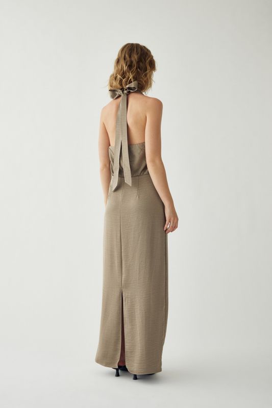 Lashanna Dress Grey Sand 