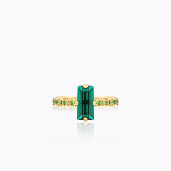 Hovedbilde Lucy Ring Gold Emerald/Peridot 