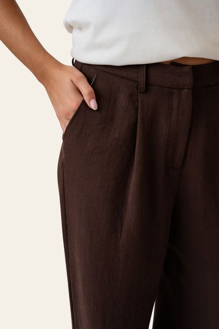 Hovedbilde Celinaic Pants Dark Brown