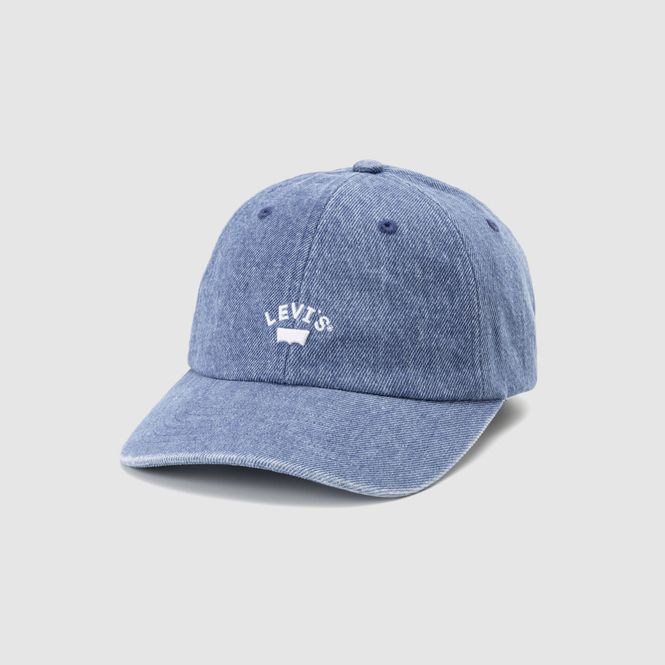Hovedbilde Lazy Girl Logo Cap Indigo Light Wash 9 