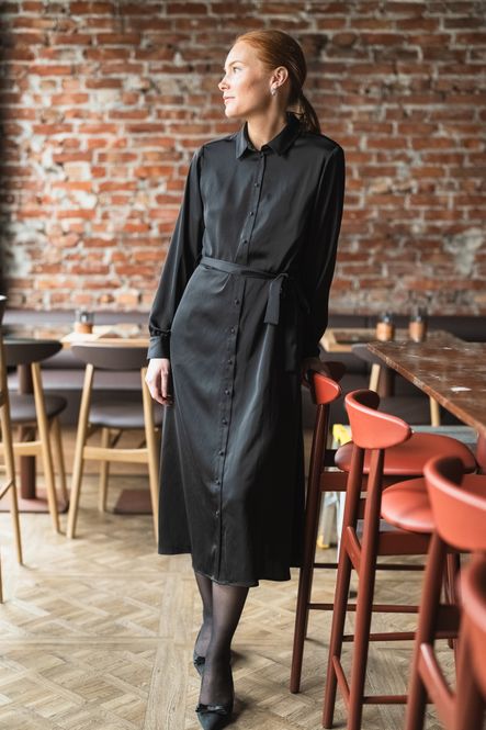 Hovedbilde Trine Shirt Dress Black 